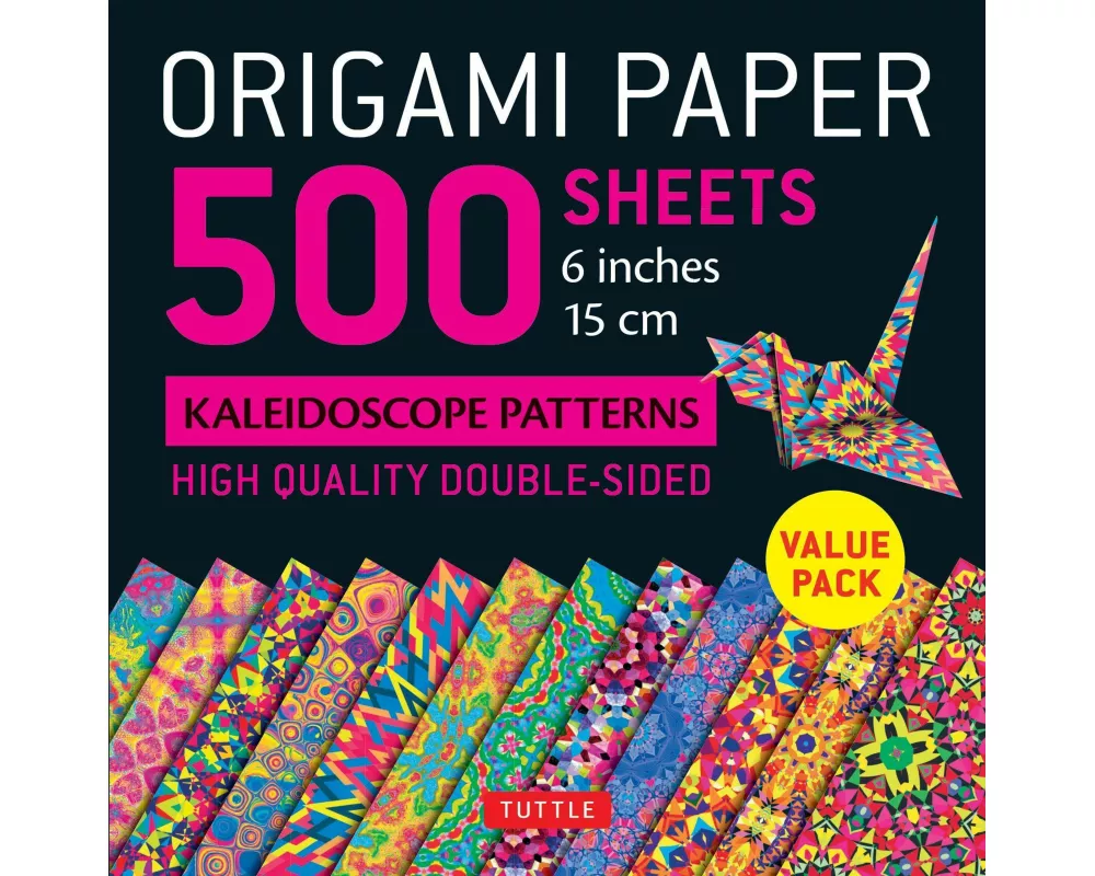 Origami Paper 500 Sheets Kaleidoscope Patterns 6" (15 CM)