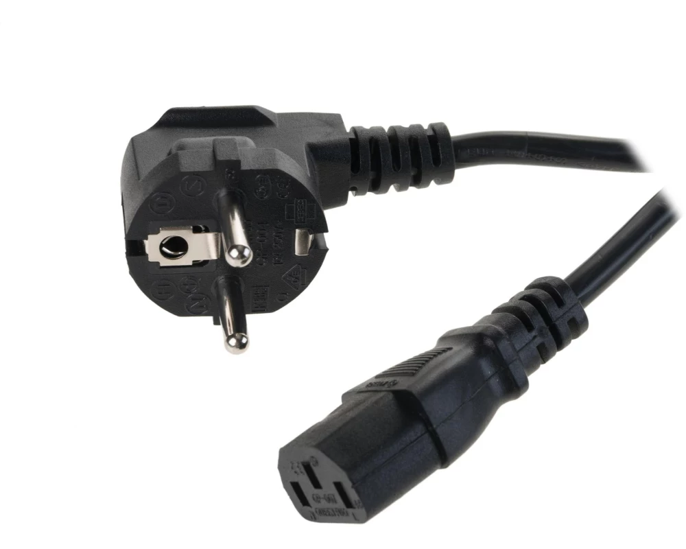 Diggelmann Netzkabel 1 m C13-Schuko