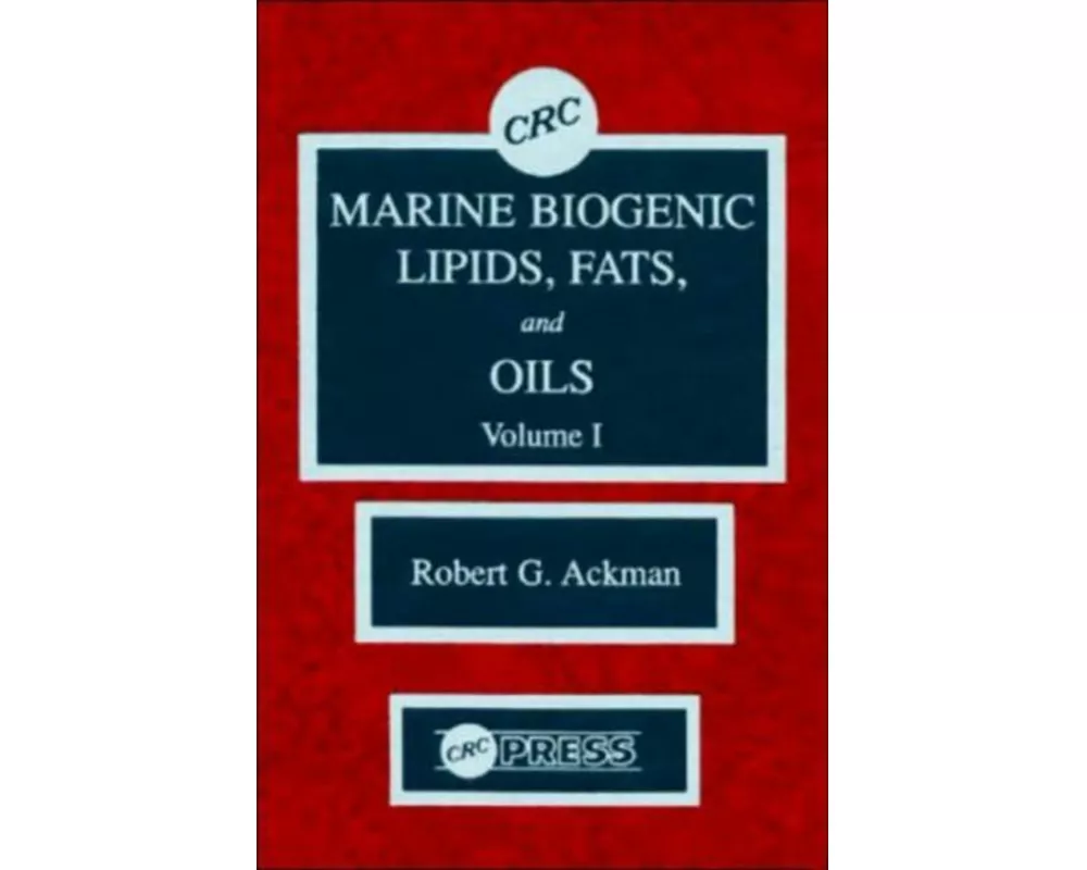 Marine Biogenic Lipids, Fats & Oils, Volume I