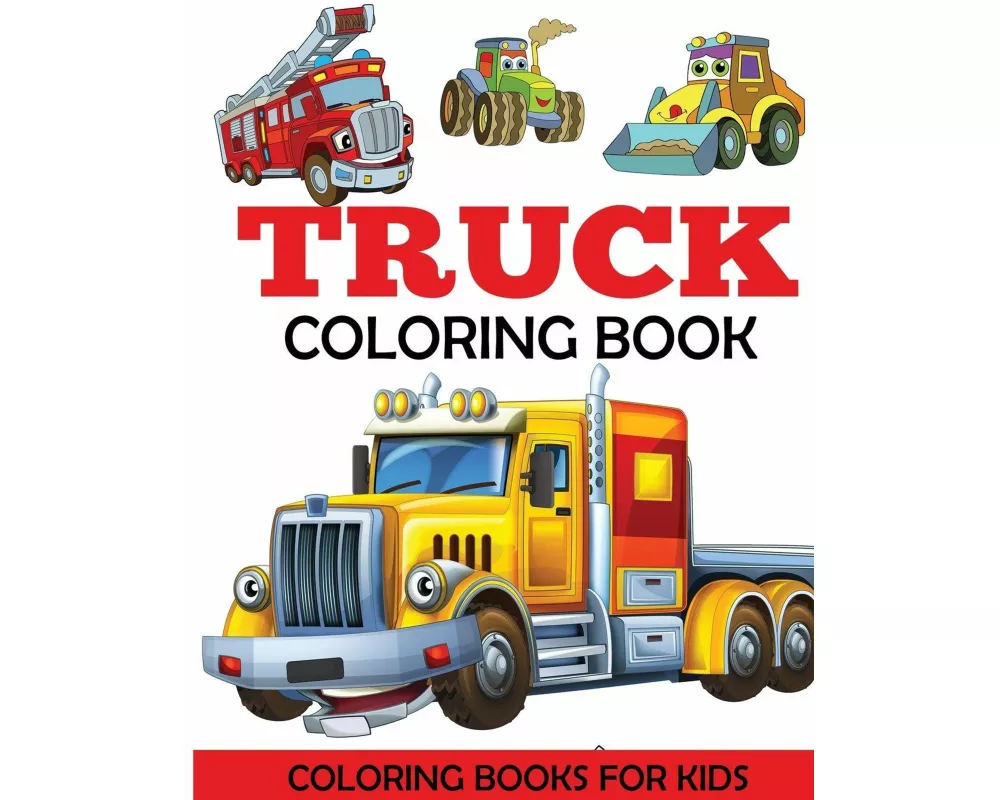 Truck Coloring Book