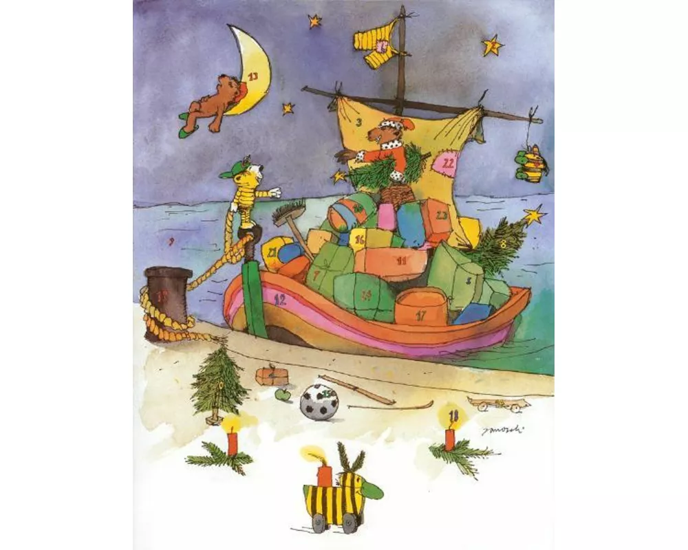 Janoschs Adventskalender Weihnachtsschiff