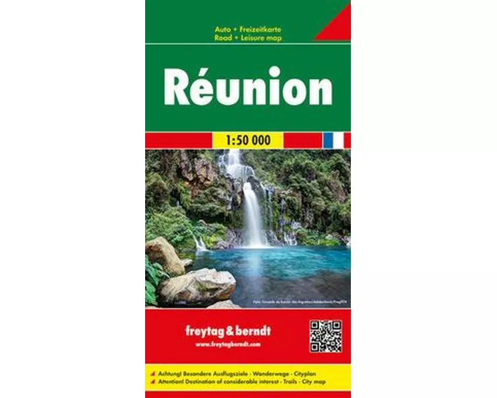 freytag & berndt Straßenkarte Réunion 1:50.000