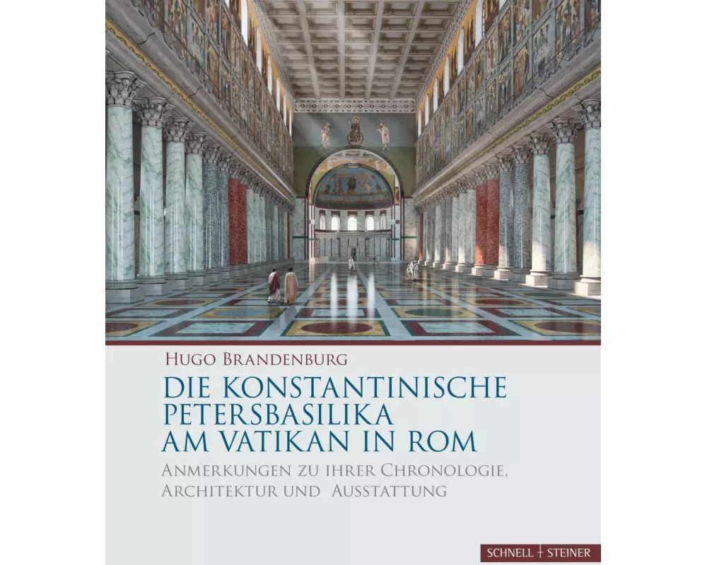 Die konstantinische Petersbasilika am Vatikan in Rom