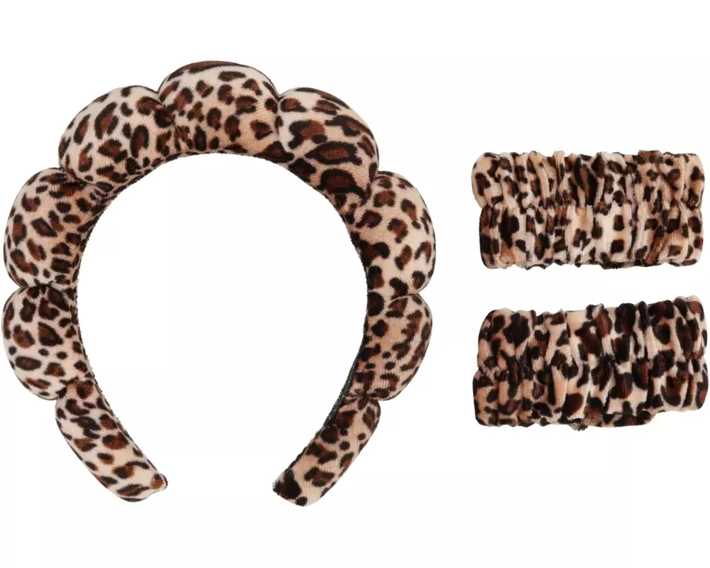 Trisa Accessoires Abschmink-Haarreif mit Armbänder Leo