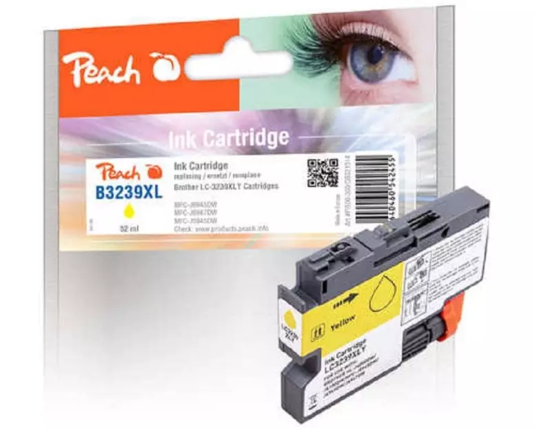 Peach Tinte Brother LC-3239XL Yellow