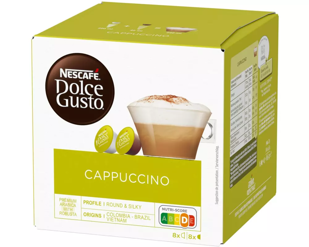Nescafé Kaffeekapseln Dolce Gusto Cappuccino 8 Portionen