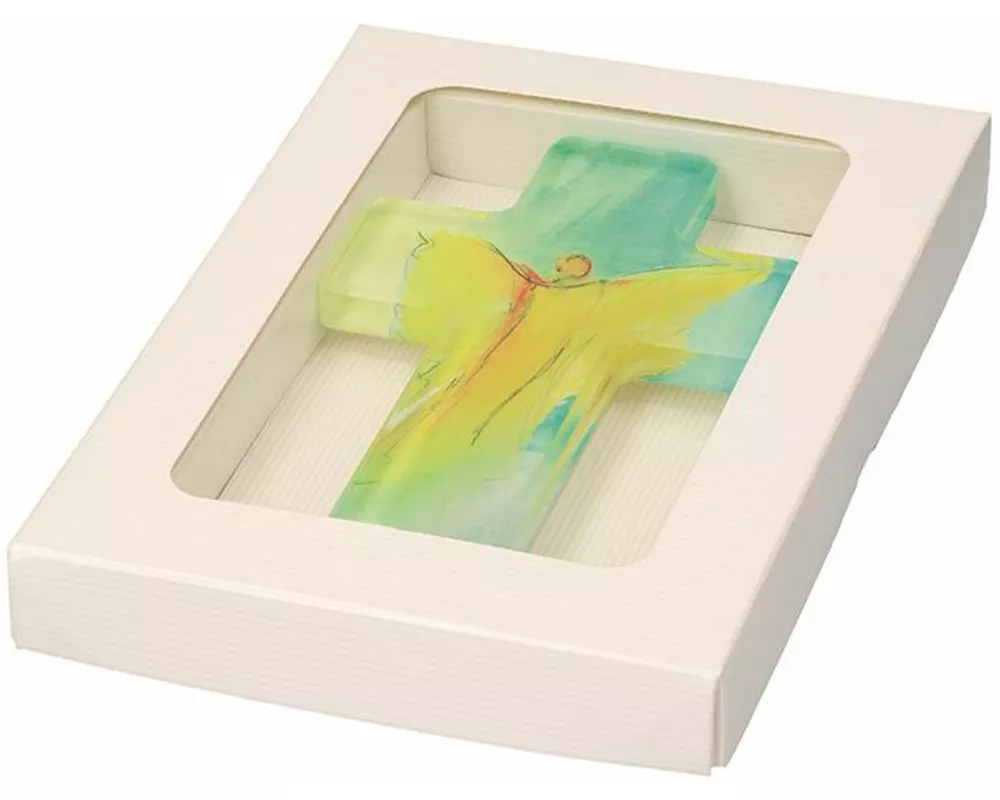 Dein Engel - Kreuz aus Acrylglas