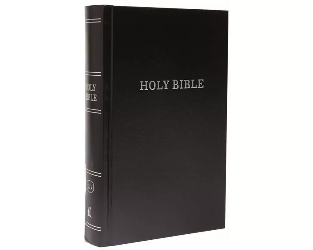 KJV, Pew Bible, Large Print, Hardcover, Black, Red Letter, Comfort Print