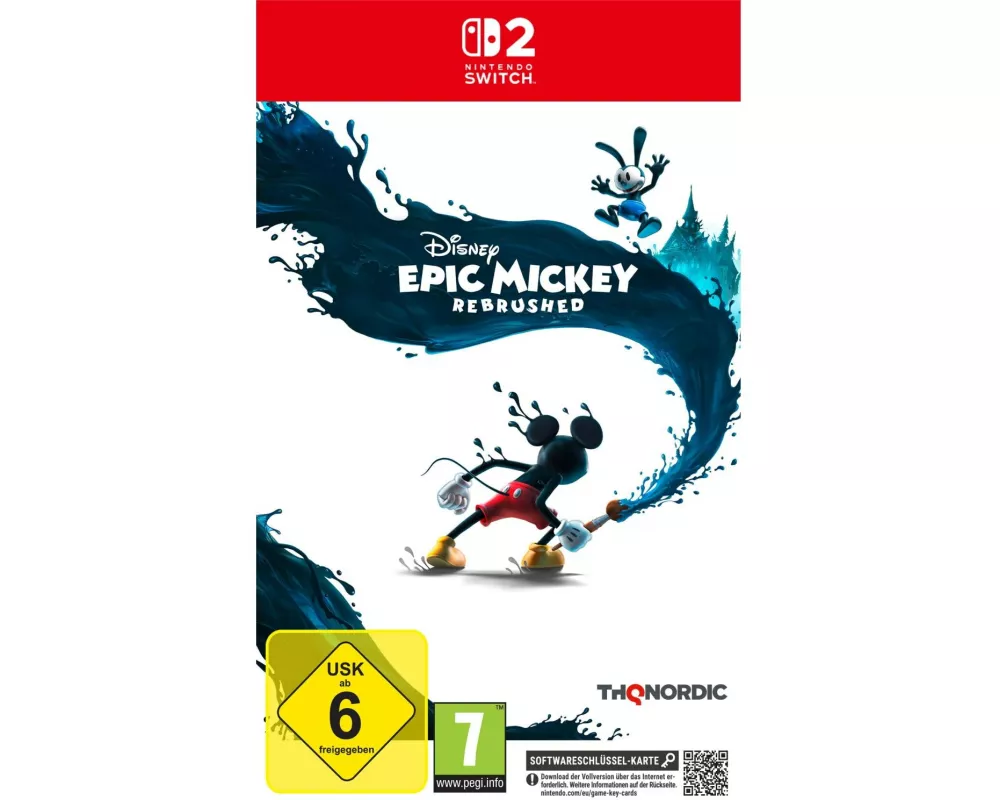 THQ Disney Epic Mickey: Rebrushed, Switch 2 (Game-Key Card)