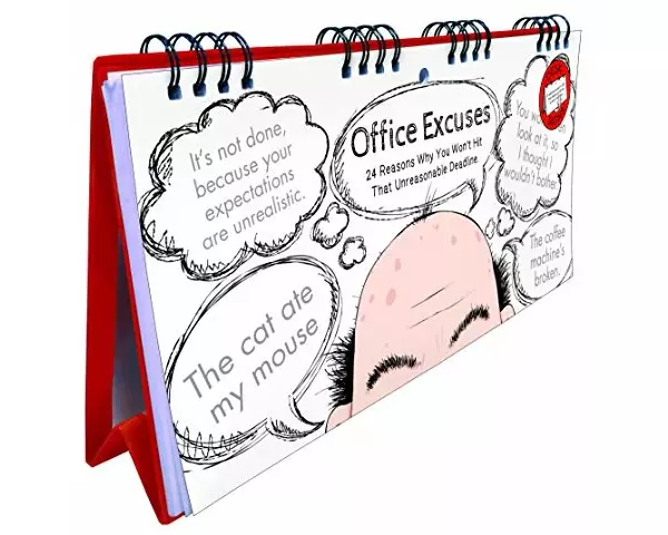 Office Excuses Flip Book