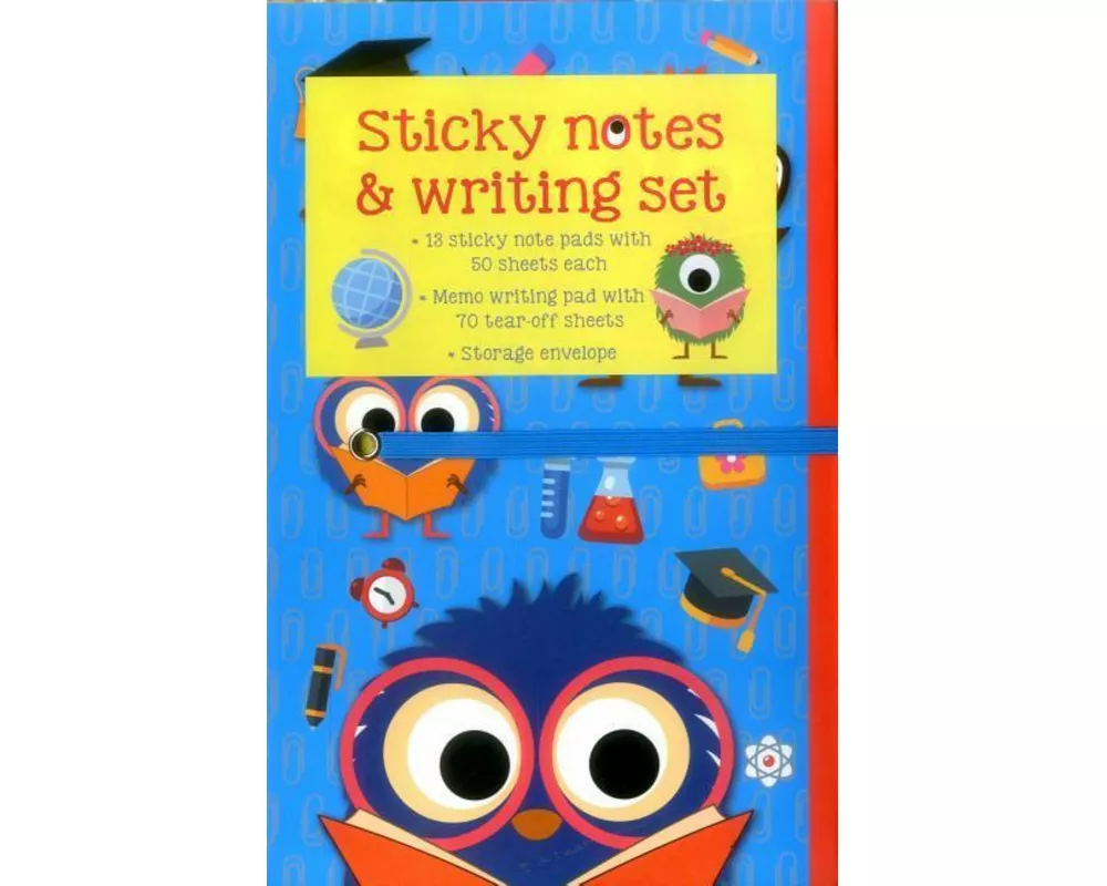Sticky Notes and Writing Set: School Monsters