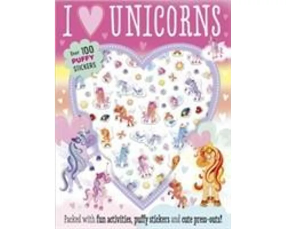 I Love Unicorns Puffy Sticker Activity