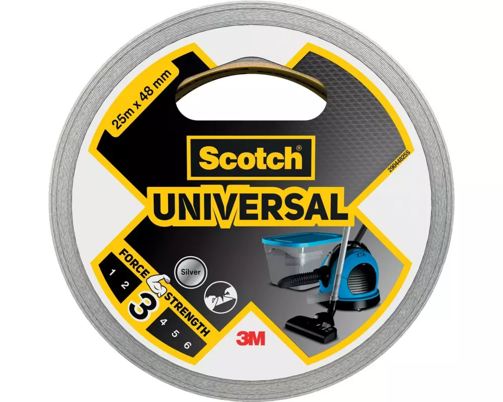 3M Klebeband Scotch Universal 48 mm x 25 m, Silber