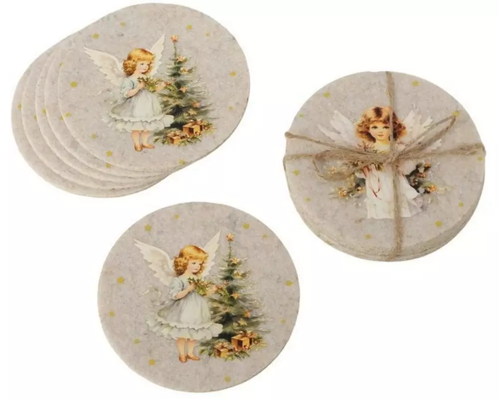 Boltze Untersetzer Clara 6-teilig assortiert