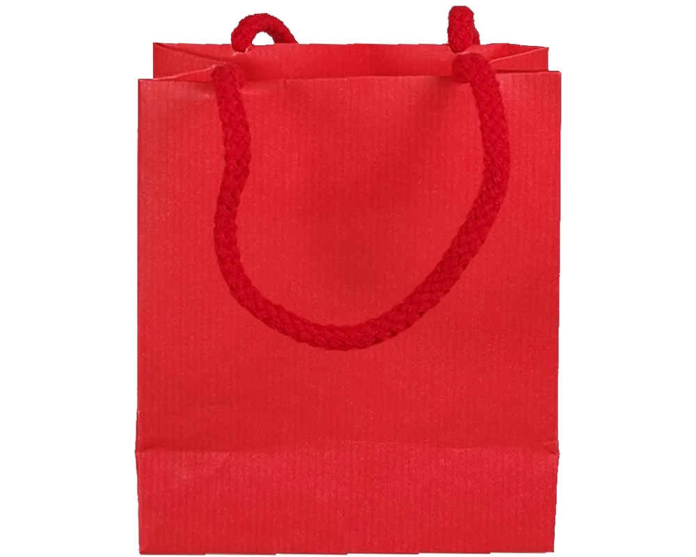 NEUTRAL Tragtaschen SPLENDOR S R12 rot, 12x6x14cm 10 Stück