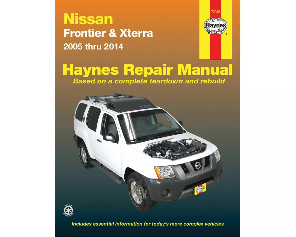 Nissan Frontier & Xterra (2005-2014) for two & four-wheel drive Haynes Repair Manual (USA)