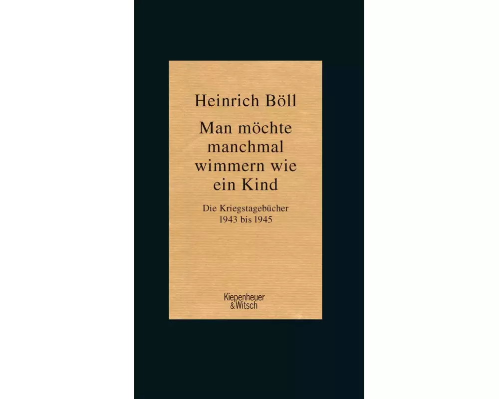 Man möchte manchmal wimmern wie ein Kind