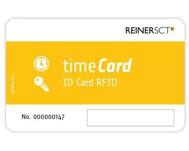 Reiner SCT RFID Karte timeCard Premium Chipkarte 10 DES (ev2) 10 Stk.