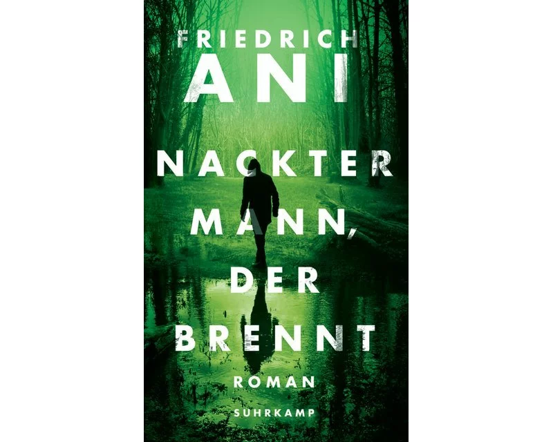 Nackter Mann, der brennt