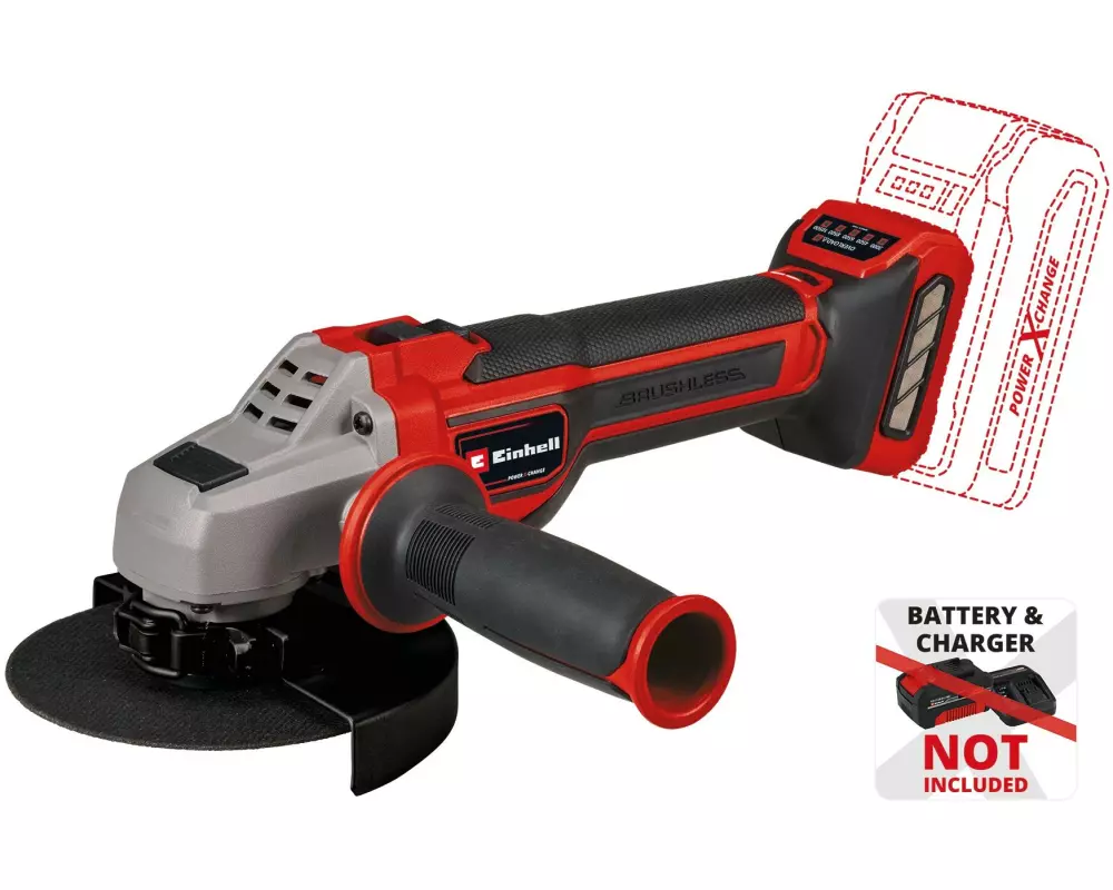 Einhell Professional Winkelschleifer TP-AG 18/125 CE Q Li – Solo