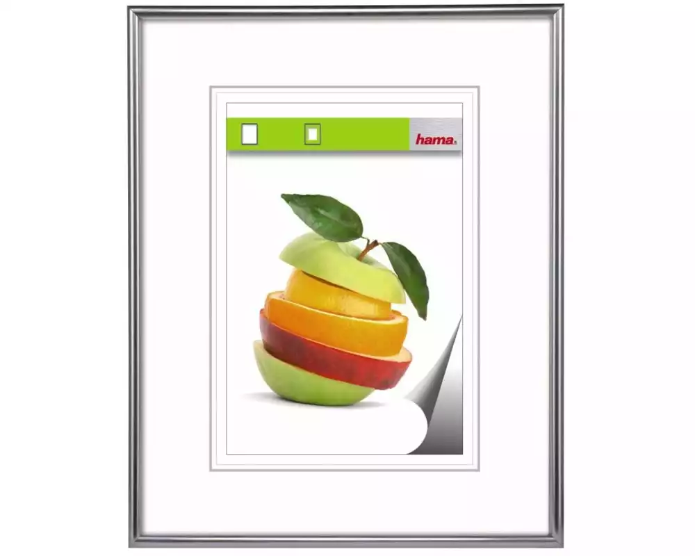 Hama Bilderrahmen Sevilla 50 x 70 cm, Silber matt