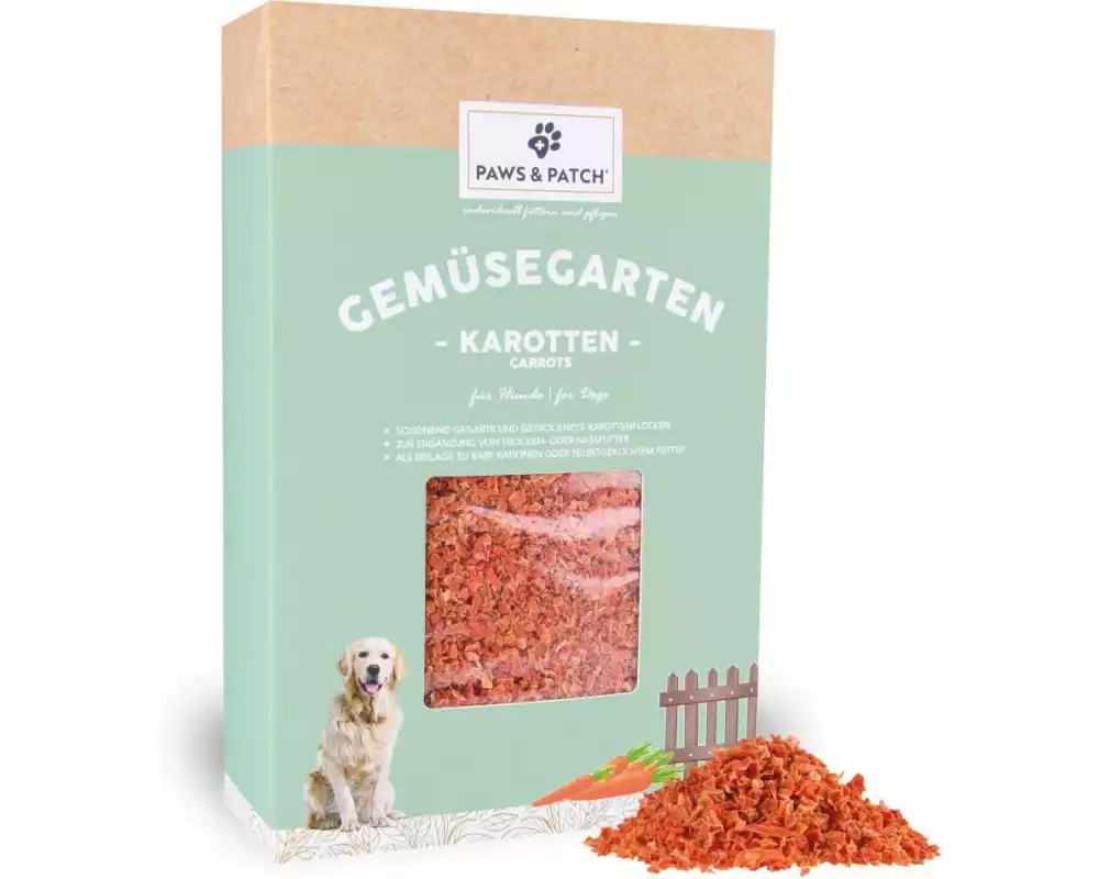 Paws & Patch Hunde-Nahrungsergänzung Karottenflocken 900 g