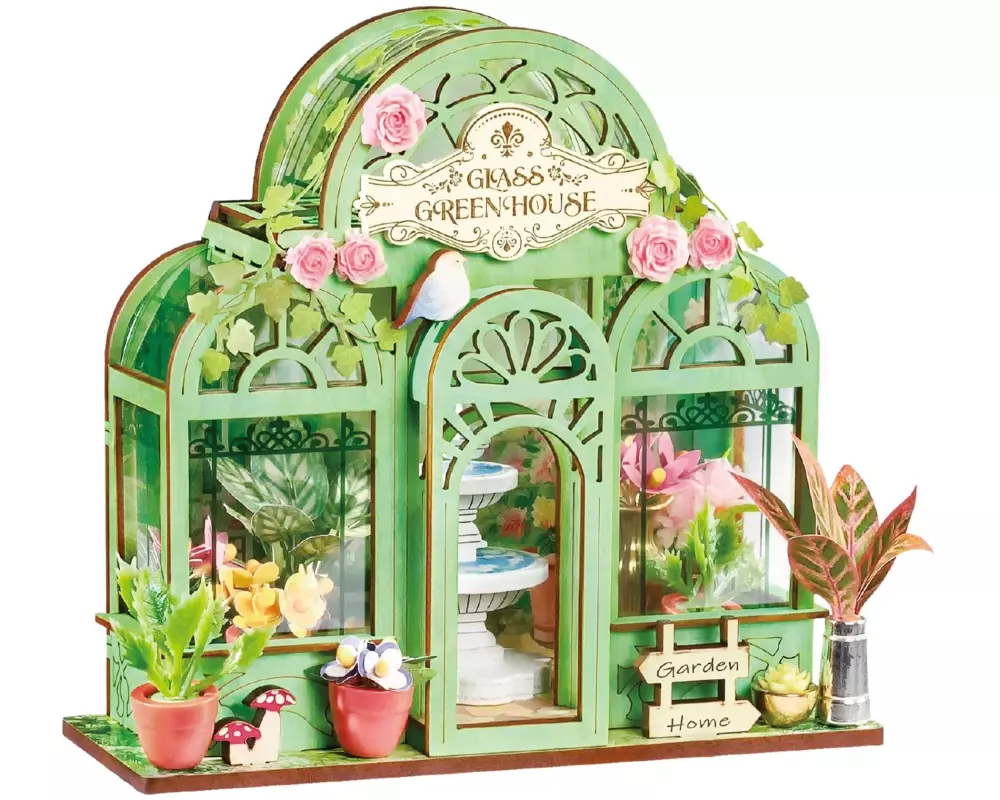 Rolife Bausatz Green Fountain Garden 1:32