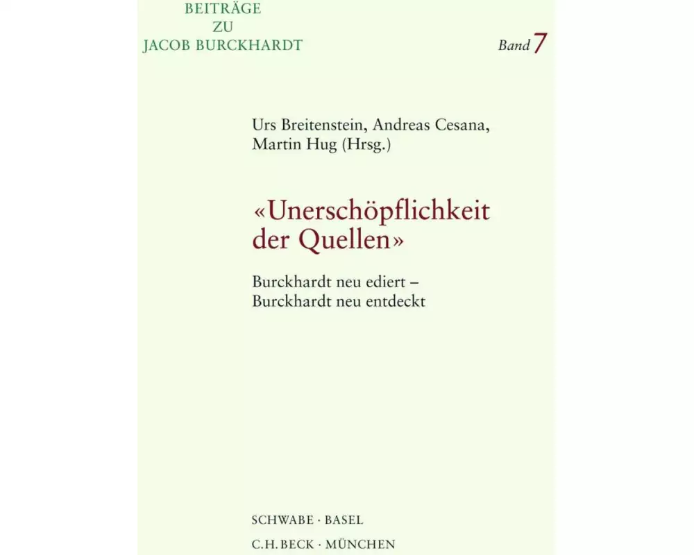 "Unerschöpflichkeit der Quellen"