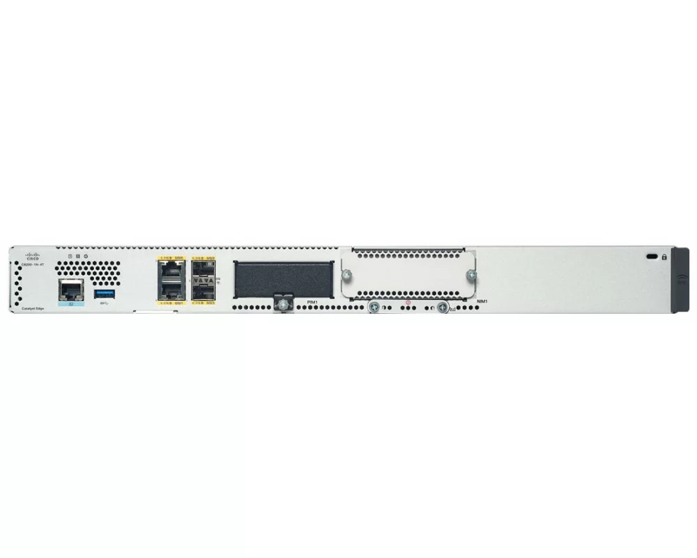 Cisco Catalyst 8200L with 1-NIM slot and 4x1G WAN ports
