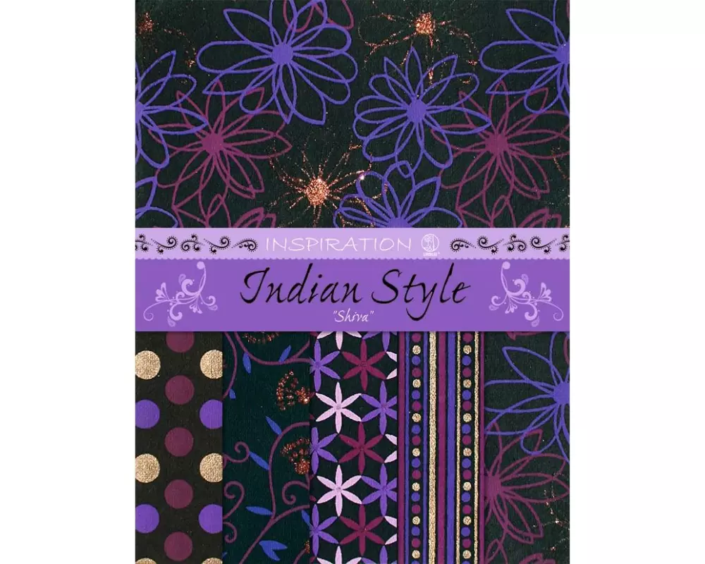 URSUS Bastelpapier Indian Style Shiva 21.6 x 28 cm, 100 g/m²