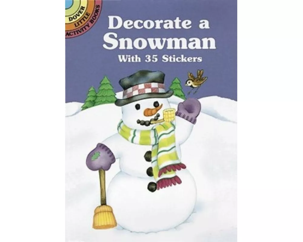 Decorate a Snowman with 35 Stickers
