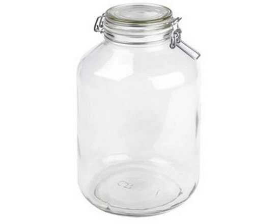 Mäser Einmachglas mit Deckel 4.80 Liter 4800 ml, 6 Stück