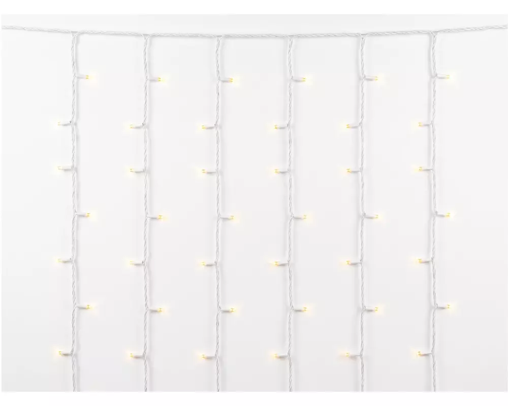 COCON Lichtervorhang, 200 LEDs Warmweiss, 1.5 m