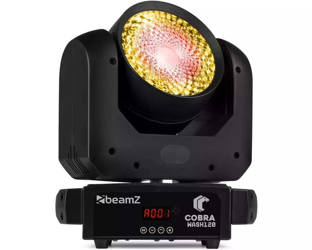 BeamZ Moving Head Cobra Wash 120