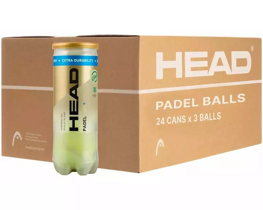 HEAD Squashball Padel Ball Pro S+ 3er-Pack