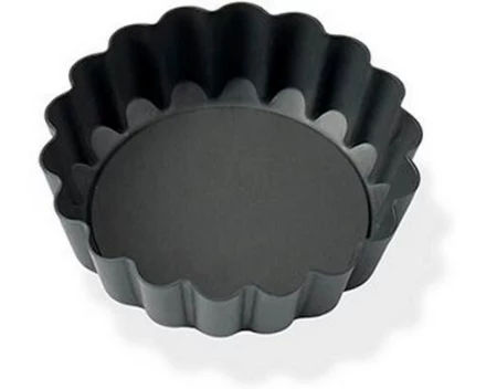 Blomsterberg Tortelett-Backform Aluminium, Grau, Ø 7 cm