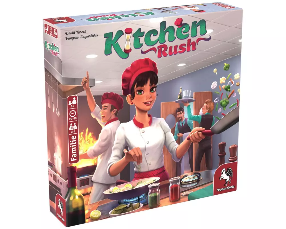 Pegasus Spiele Familienspiel Kitchen Rush