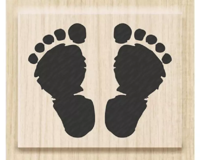 Heyda Stempel Footsteps 1 Stück