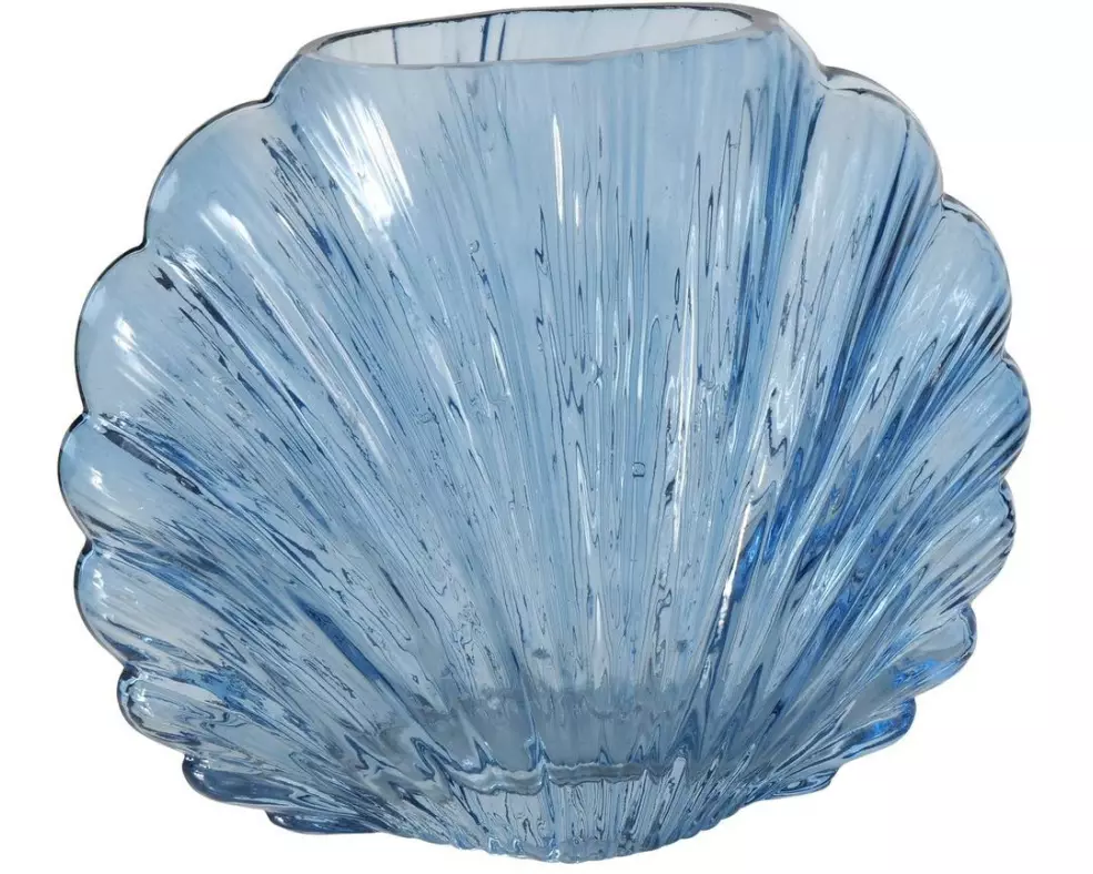 Boltze Vase Shelley 16 cm, Blau