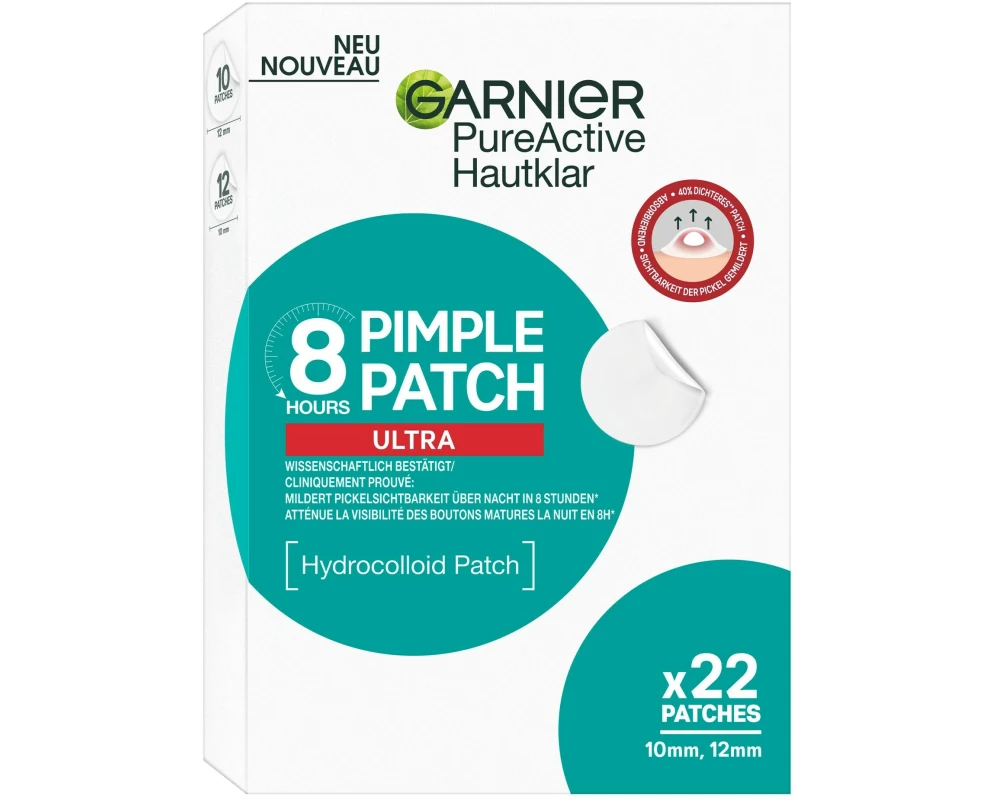 Garnier Gesichtsmaske Pimple Patch Ultra 22 Stück