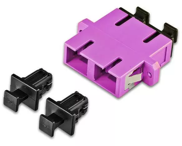 Lightwin LWL-Kupplung Multimode SC – SC, OM4, Duplex