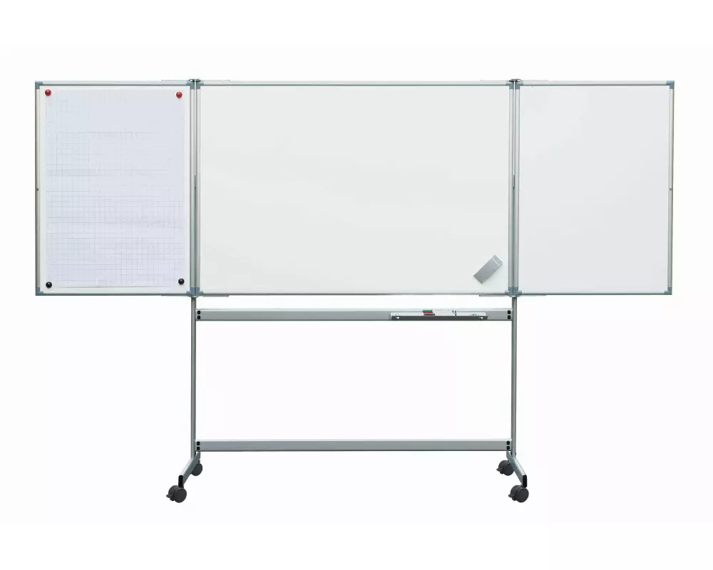 Maul Mobiles Whiteboard MAULpro 150 cm x 100 cm, Grau/Weiss