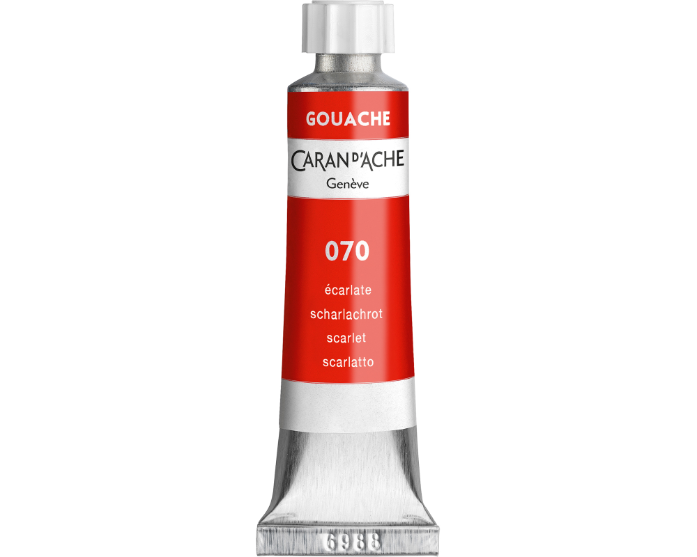 CARAN D'ACHE Deckfarbe Gouache 10ml 2001.070 rot