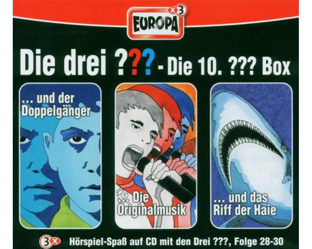 Die drei ??? Box 10. Folgen 28-30 (drei Fragezeichen) 3 CDs