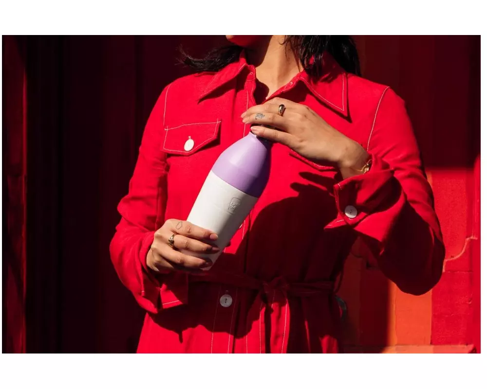 KeepCup Thermosflasche M Twilight 530 ml, Lila/Weiss