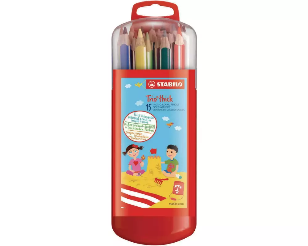 STABILO Farbstifte Trio dick Zebrui 15 Stück