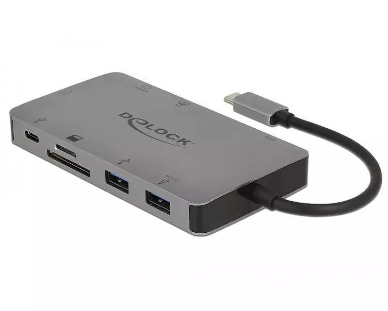 Delock Dockingstation USB 3.1 Typ-C – HDMI/VGA/USB/LAN/PD