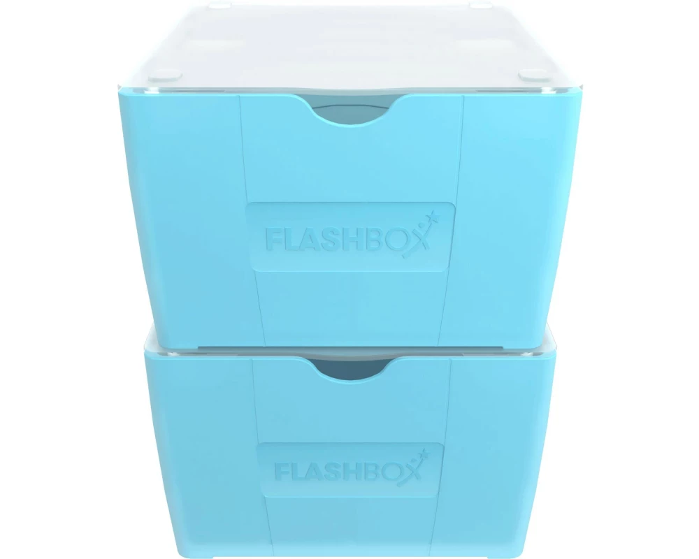 Oxford Karteibox 17.3 x 14.5 cm, Hellblau
