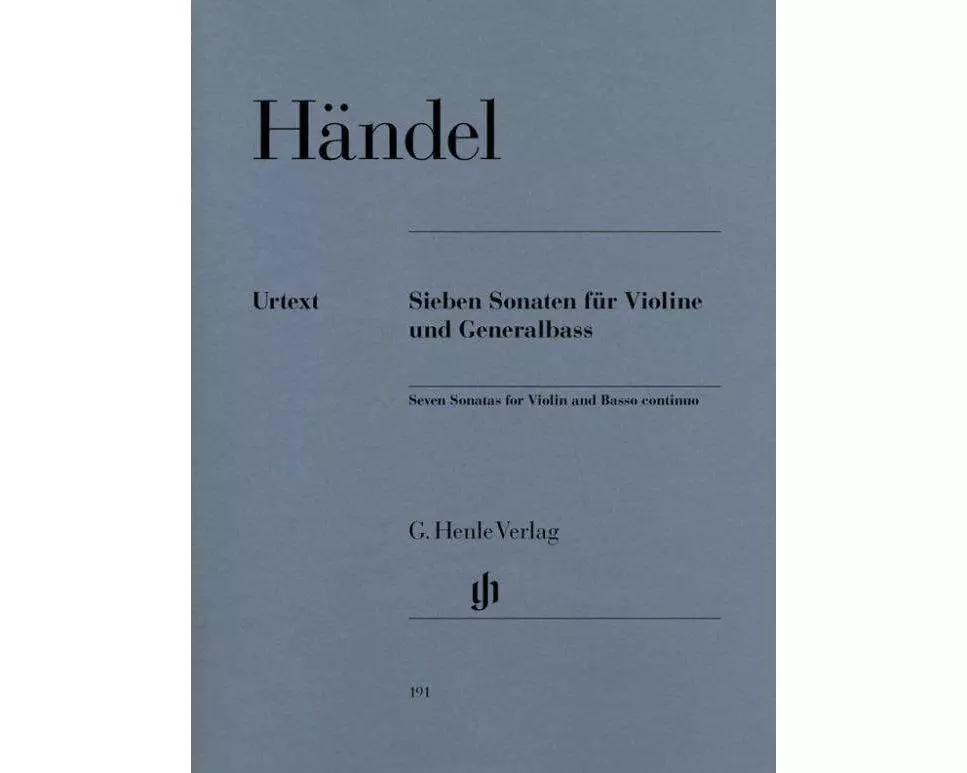 7 Sonaten für Violine und Generalbass