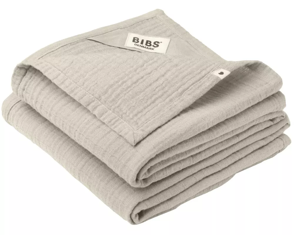 Bibs Mulltuch 2er Set Sand 70 x 70 cm